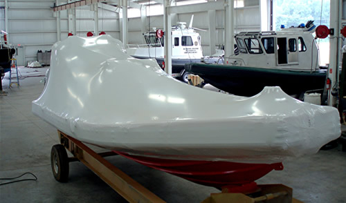 White Anti-UV Boat Shrink Wrap Film